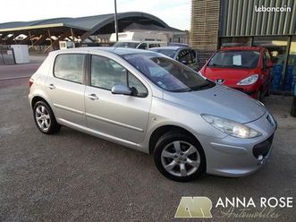 peugeot 307 1.6 hdi 110 ch , diesel, garantie, 5 portes places, revise