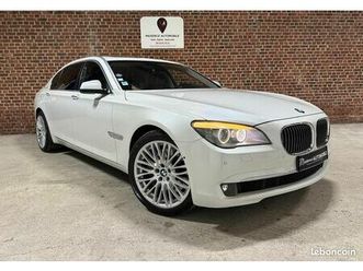 bmw série 7 750li (f02) 4.4i v8 465ch activehybrid 48v bva | carplay | carnet complet bmw