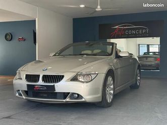 bmw série 6 cab e64 645ci steptronic a