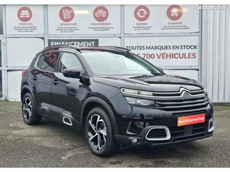 citroën c5 aircross lounge 1.5 bluehdi 130cv eat8 + cuir nappa + sieges av massant et chauffants ...