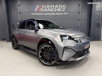 alpine a290 gts première edition 220cv 52kwh-gar 10/2028-gris tornade/caméra/sièges chauff