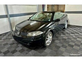 jolie renault mégane ii cc 2.0 turbo 165 ch luxe privilège