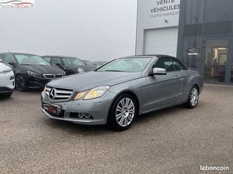 mercedes classe e cabriolet 250 cdi blueefficiency executive