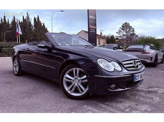 mercedes benz clk 280 cabriolet full options etat irreprochable faible kms 85.000 reel certifier ct ok garantie bva cuir gps group motors entretien a jours ct o