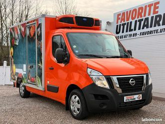 nissan nv 400 2.3 dci 145cv caisse frigo lecapitaine bi-compartiment + étagères / groupe carrier pulsor 600mt
