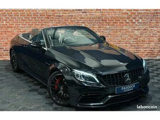 mercedes classe c63 s amg cabriolet 4.0l 510cv (c63s) - sieges baquets/chauffants/ventillés - burmester - immat france