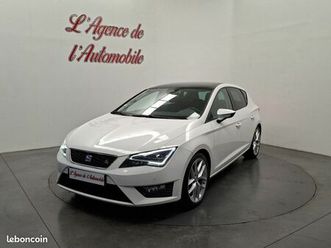 seat leon 1.4 tsi 150cv fr+pack tech / gps / caméra / apple car play / toit pano / 1ère ma