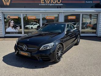 mercedes classe c cabriolet c200 185ch eq-boosthybrid amg line bva attelage phares multibeam son burmester