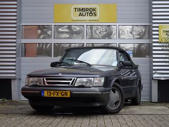 saab 900 cabrio - 2.0 turbo 16v rijdend restauratieobject/donor
