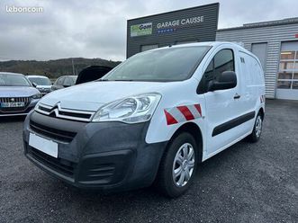 berlingo 1.6 blue-hdi 100 cv 3 places clim bluetooth radars 1ère main tva
