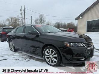 used 2016 chevrolet impala 2lt