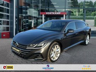 volkswagen arteon shooting brake 1.4 tsi dsg ehybrid r-line panodak/360cam/acc/elekklep/stoel+stuurverw