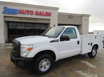 2015 ford f25o super duty regular cab xl pickup utility bed stock#6055