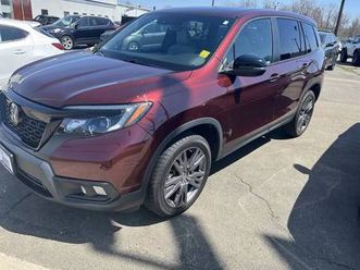 2021 honda passport ex-l red pearl on gray