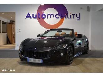 maserati grancabrio sport v8 4.7l 450ch - traitement céramique - bose - radars avant et arrière