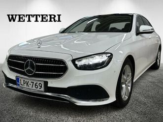 mercedes-benz e 220 d a business avantgarde/suomi-auto/1-omistaja/widescreen/peruutuskamera/navi/mercedes me/vetokoukku/