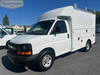 2016 chevrolet express 3500 cutaway 10’ utility service plumbers van t