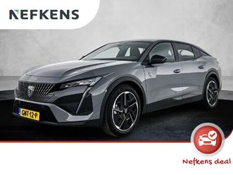 peugeot 408 gt hybrid 145pk automaat | navigatie | achteruitrijcamera | matrix led koplampen | leder/alcantara | stuurverwarming | handsfree achterklep | adapti