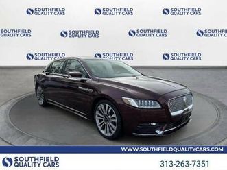 2017 lincoln continental reserve sedan burgundy velvet tinted