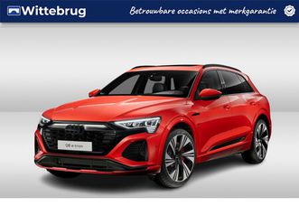 audi q8 e-tron 55 quattro s edition 115 kwh 408pk | panoramadak | b&o | 22 lm velgen | memory | optiek pakket zwart |