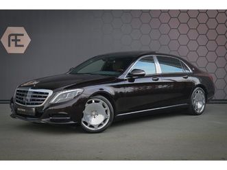 mercedes-benz s-klasse maybach 500 | first class executive 2-zits achterbank | abc active body control | exclusief pakket | manufaktur ruby black | stoelverwarm