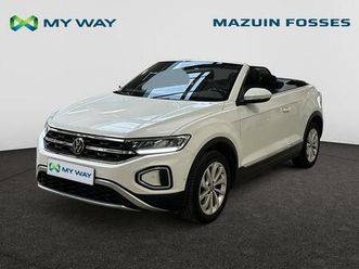 volkswagen t-roc cabriolet new t-roc cabrio style 1.0 opf 81 kw (110 ch) 6 vitesses manuel