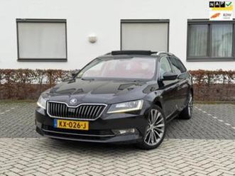 skoda superb combi 1.6 tdi style business leer pano trekhaak — skoda — marktplaats