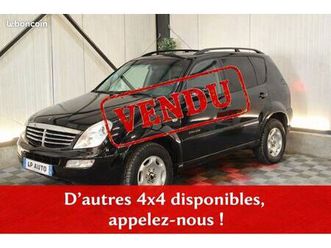 4x4 ssangyong rexton (mercedes ml) ◊ contrôle technique ok ◊ moteur 5 cylindres diesel ◊️ - reprise possible de votre véhicule