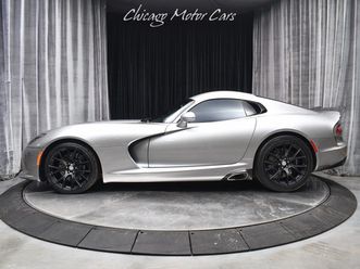 2015 dodge viper only 3k miles gunmetal gray carbon fiber sills & spoiler