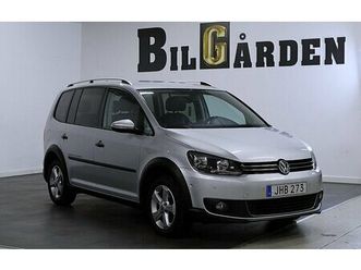 volkswagen crosstouran 7-sits 1.4 tsi automat nybes nyserv skinn
