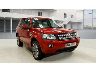 land rover freelander 2 2.2 sd4 metropolis suv 5dr diesel commandshift 4wd euro 5 (190 p