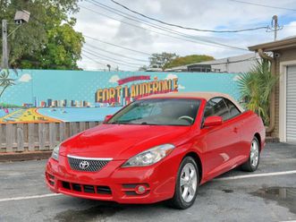 2008 toyota solara sle v6 2dr convertible 5a