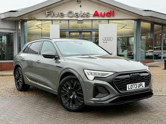 audi q8 e-tron 55 black edition suv 5dr electric auto quattro 114kwh (11kw charger) (408 ps)