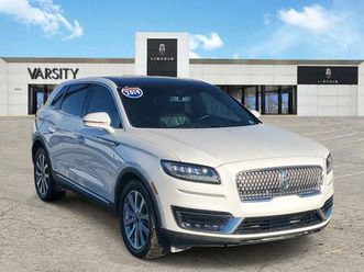 used 2019 lincoln nautilus select