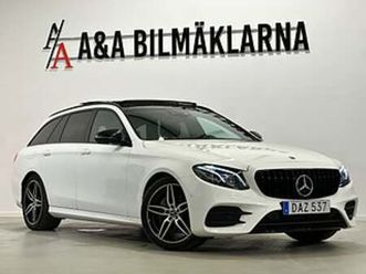 mercedes-benz e 220 t d 9g-tronic amg line panorama navi hud minnesstolar