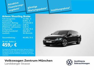 volkswagen arteon shooting brake 2.0 tsi r-line ahk leder i