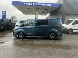 ford transit custom 2.0 ecoblue 130ps l1 factory crew cab low mileage ltd no vat