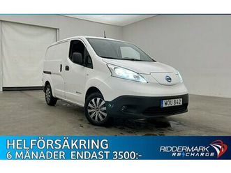 nissan e-nv200 40.0 kwh b-kamera navi 2xdörrar farthållare