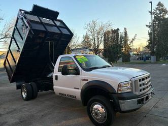 2007 ford f-450 super duty diesel 164k.mi.12x4ft.dump truck**sale**