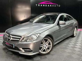 mercedes classe e 3.0 cdi v6 24v 265 cv coupé amg