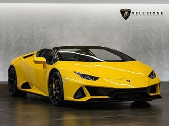 2022 lamborghini huracan 5.2 evo (640ps) 4wd spyder