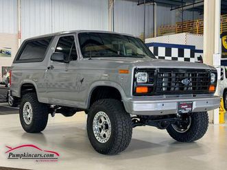 used 1982 ford bronco custom 2d utility 4wd