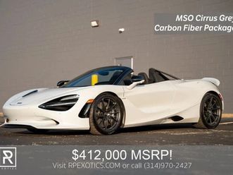 2024 mclaren 750s spider convertible 2d
