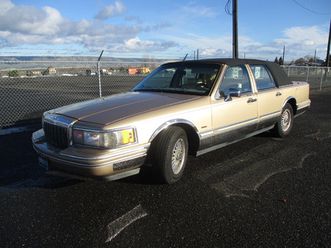 1991 lincoln town car cartier