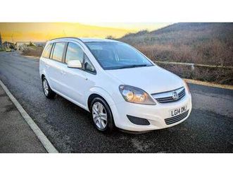 2014 vauxhall 2014 vauxhall zafira 1.8 design ulez petrol manual 7 seater