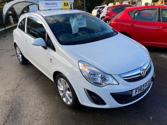2012 vauxhall corsa 1.2 active 3dr [ac] hatchback petrol manual