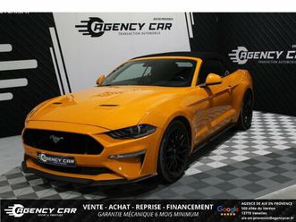 ford mustang 5.0 - v8 - 450ch - convertible cabriolet gt - orange fury