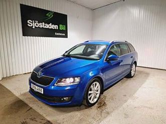 skoda octavia 2.0 tdi premium style värmare drag kamera navi canton