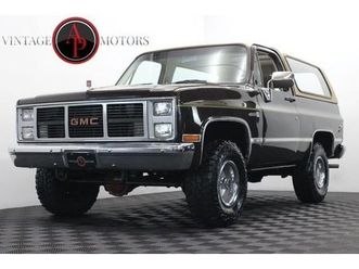 1986 gmc jimmy
