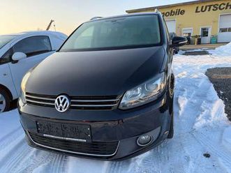 vw touran 2.0 tdi sky dsg leder
